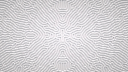 Wall Mural - reaction diffusion organic growing pattern. cell division.