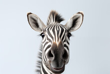 Funny Zebra With Surprised Face