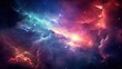 Colorful astronomical Nebula background
