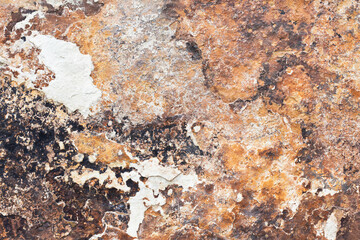 Wall Mural - Metal rust texture. Grunge peeling paint background. Dirty industrial steel sheet pattern. Corroded iron surface. Grainy metal texture. Scratched iron surface. Rusty noise background.