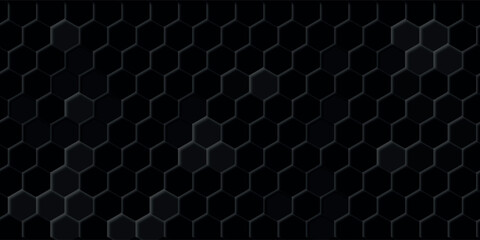 Poster - Abstract hexagon background vector illustration