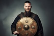 Viking or Anglo-Saxon warrior. Neural network AI generated art