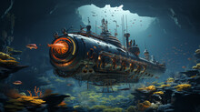 3d Realistic Submarine