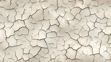 Seamless Broken Cracks Background Texture. Tileable Stained Peeling Paint Craquelure Crackle Pattern Transparent Grunge Overlay. Barren Drought Concept Wallpaper Or Dry Desert Backdrop,PPT Background