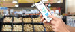 © denphumi - Hand holding new smartphone . Smartphone