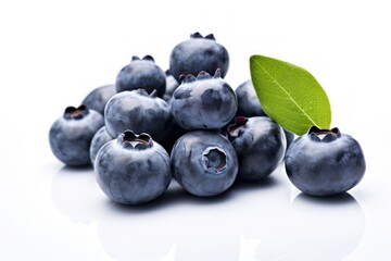 Wall Mural - Fresh ripe tasty Organic blueberries