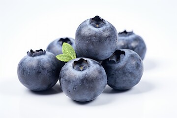 Wall Mural - Fresh ripe tasty Organic blueberries