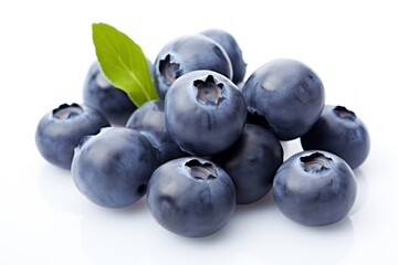 Wall Mural - Fresh ripe tasty Organic blueberries