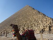 クフ王のピラミッドとラクダ　ギザ・カイロ・エジプト　الهرم الأكبر بالجيزة　The Pyramid of Khufu, Giza, Egypt 