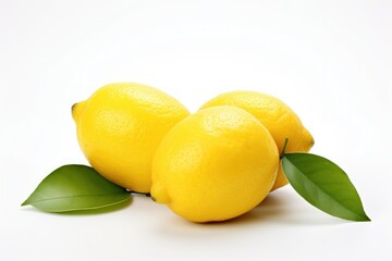 Sticker - Fresh Lemon fruit with leaf