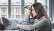 © BillionPhotos.com - Unhappy woman sad thinking about problems.