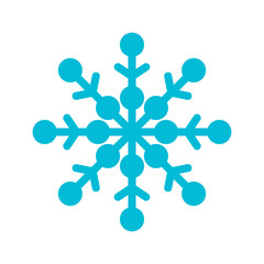 Poster - snowflake icon, ornament vector