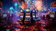 Jackpot Jubilation Celebrating Casino Success Amidst the Glowing Slot Machines