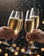 © anmitsu - people toasting with champagne