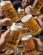 © anmitsu - people toasting with beer