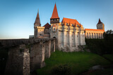Fototapeta Natura - Hunyad Castle / Corvin Castle in Hunedoara, Romania