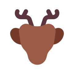 Poster - deer flat icon