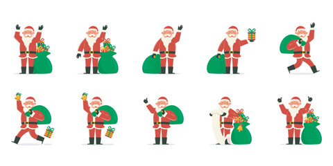 Wall Mural - Santa Claus Illustration