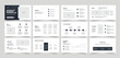 Business presentation template Modern business PowerPoint presentation slides template design. 