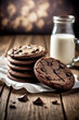 chocolate cookies, generated by artificial intelligence