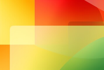 Wall Mural - a red, yellow, and green abstract background with an orange tinge, canvas texture emphasis