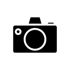 Wall Mural - Camera icon vector. Photo illustration sign. Photo studio symbol or logo.