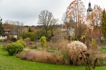 Botanical garden in Saint Gallen in Switzerland