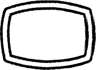 Aufkleber - Panorama sign vector icon in grunge style