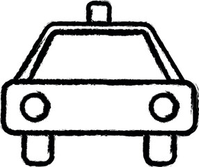 Aufkleber - taxi stand sign vector icon in grunge style