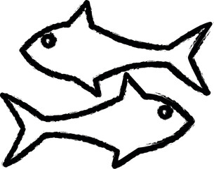 Poster - aquarium sign vector icon in grunge style