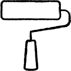 Aufkleber - painter sign vector icon in grunge style