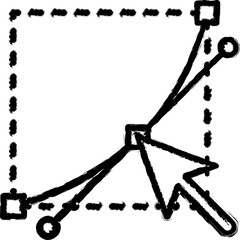 Aufkleber - 3D printing, vector vector icon in grunge style