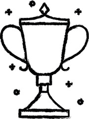 Aufkleber - Award, winner, champion vector icon in grunge style