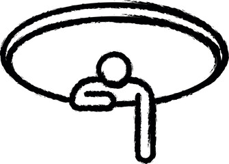 Aufkleber - achieve vector icon in grunge style