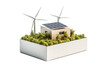 Green Energy Revolution On Transparent Background