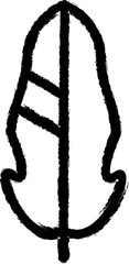 Aufkleber - Wing bird vector icon in grunge style