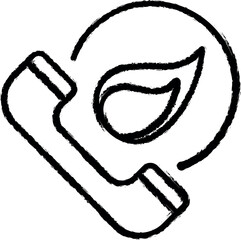 Aufkleber - Emergency call, firefighter vector icon in grunge style
