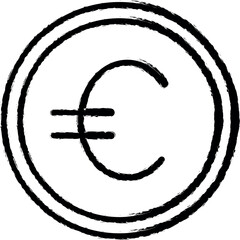 Aufkleber - Euro, Holland vector icon in grunge style