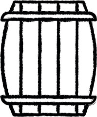Aufkleber - Patrick day, alcohol, barrel, beer vector icon in grunge style
