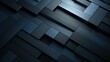 dark wall background pattern on blue background, in the style of multi-layered geometry, isometric, realistic textures