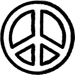 Aufkleber - Circular vector icon in grunge style