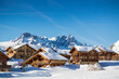 Chalet enneigé à l' Alpe d'Huez