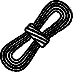 Poster - rope vector icon in grunge style
