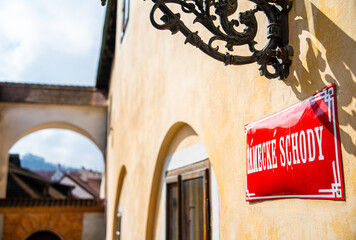 Sticker - Cesky Krumlov, Czech Republic, HDR Image