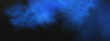 © gala - Blue magical fog over the ground.Illustration of night transparent clouds and fog over the river. Realistic neon magic mist steam on a transparent dark background.