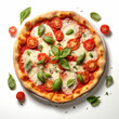 © Natalia Klenova - Italian pizza with tomatoes, mozzarella and basil.