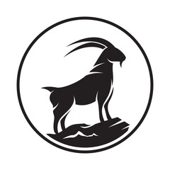 Wall Mural - Goat logo images illustration