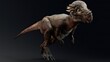 Pachycephalosaurus render of background. 3d rendering