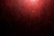 red gold black glitter texture abstract banner background with space. Twinkling glow stars effect. Like outer space, night sky, universe. Rusty, rough surface, grain.