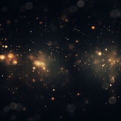 starry night background - silver and black glitter falling stars magical wallpaper
